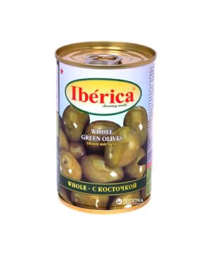 Оливки зелені с кісточкой Iberica