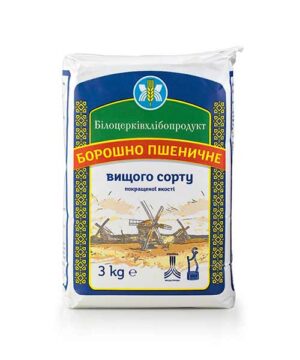 Борошно Білоцерківхлібопродукт 3 кг