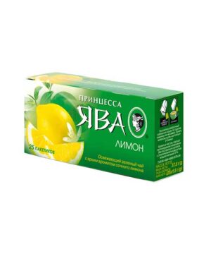 Чай зелений пакетований Принцеса Ява Лимон 25 x 1.5 г
