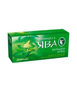 Чай зеленый пакетированный Принцесса Ява М'ята 25 x 2 г