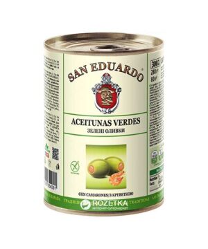 Оливки зелені з креветкою Сан Едуардо